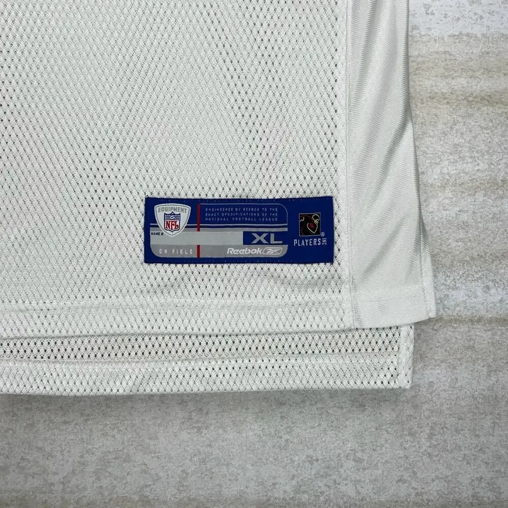 Peyton Manning Indianapolis Colts Jersey Reebok White Polyester Blue On Field_5